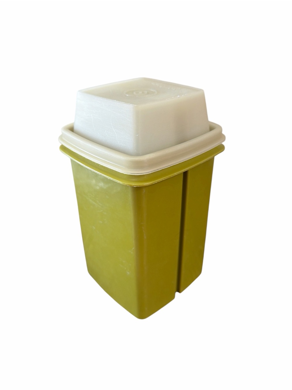 Vintage Tupperware Pick-A-Deli 1330 Avocado Green Pickle Keeper 3-Piece